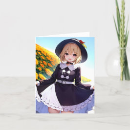 Thanksgiving Anime D - AI Feestdagen Kaart