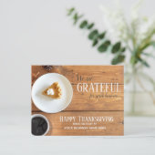 Thanksgiving-ansichtkaarten - Zakelijke restaurant Briefkaart (Staand voorkant)