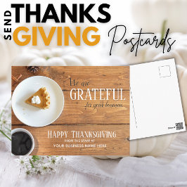 Thanksgiving-ansichtkaarten - Zakelijke restaurant Briefkaart