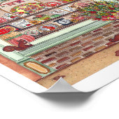 Thanksgiving Antiek winkelPoster Waterverf Poster (Hoek)