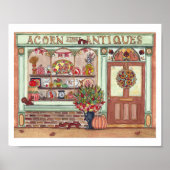 Thanksgiving Antiek winkelPoster Waterverf Poster (Voorkant)
