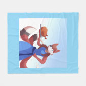 Thanksgiving Anton's Mom Fleece Deken (Voorkant (Horizontaal))