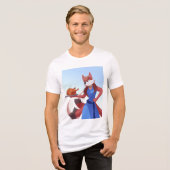 Thanksgiving Anton's Mom Tri-Blend Shirt (Voorkant volledig)