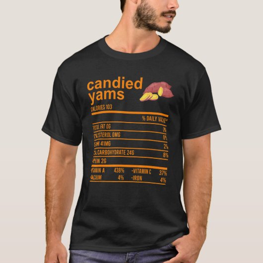 Thanksgiving Apparel heeft yams T-shirt (Voorkant)