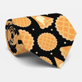 Thanksgiving appeltaart met patroon zwart stropdas (Opgerold)