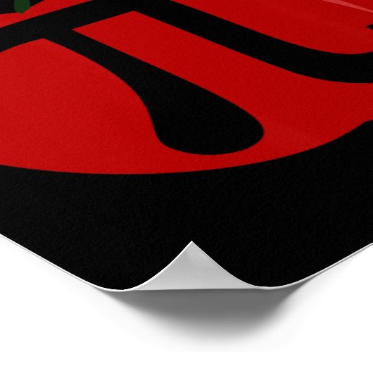 Thanksgiving Apple Pie Lover Funny Pi Day Wiskunde Poster (Hoek)