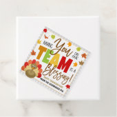 Thanksgiving appreciation Label (In situ)