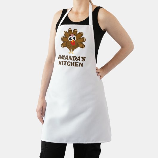 Thanksgiving apron met grappig afbeelding van de t schort (Insitu)