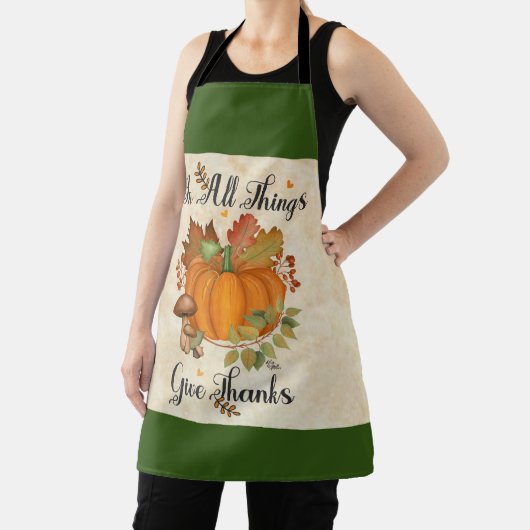 Thanksgiving Apron Schort (Insitu)