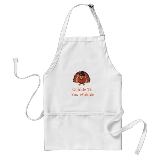 Thanksgiving Apron Standaard Schort (Voorkant)