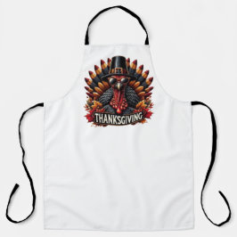 Thanksgiving apron turkey gift schort