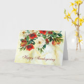 Thanksgiving-aquarel Tuinkaart Kaart (Gele Bloem)