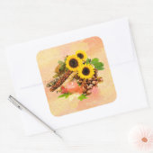 Thanksgiving Array 1-sticker Vierkante Sticker (Envelop)