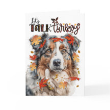 Thanksgiving Australian Shepherd Dog Talk Turkije