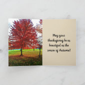 THANKSGIVING AUTUMN BEAUTY CARD FEESTDAGEN KAART (Binnen)