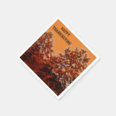 THANKSGIVING AUTUMN BOMEN luiers Servet (Hoek)