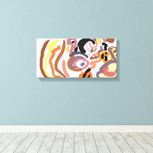 Thanksgiving autumn canvas afdruk (Insitu (Houten vloer))