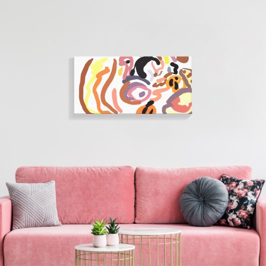 Thanksgiving autumn canvas afdruk (Insitu (Woonkamer))