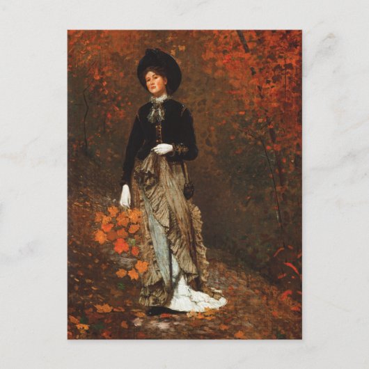 Thanksgiving Autumn Fine Art Holiday Briefkaart (Voorkant)