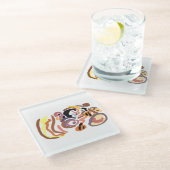 Thanksgiving autumn glazen onderzetter (Schuin)