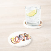 Thanksgiving autumn zandsteen onderzetter (Zijkant)