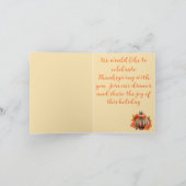 Thanksgiving Autumnal Plenty Kaart (Binnen)