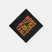 Thanksgiving baas van de Kinder Tafel Turkije Dag Servet (Hoek)