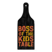 Thanksgiving baas van de Kinder Tafel Turkije Dag Snijplank (Voorkant)