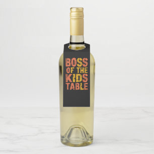 Thanksgiving Baas Van De Kinderen Tafel Turkey Day Flessenhanger