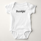 Thanksgiving Baby Bodysuit (Voorkant)