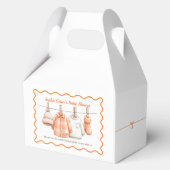 Thanksgiving Baby Shower Boy | Cozy Clothesline Bedankdoosjes (Voorkant)