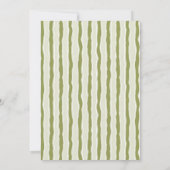 Thanksgiving Baby Shower Girl | Cozy Clothesline Kaart (Achterkant)