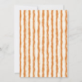 Thanksgiving Baby Shower Meisje | Gezellige Waslij Kaart (Achterkant)