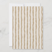 Thanksgiving Baby shower Meisje | Gezellige waslij Kaart (Achterkant)