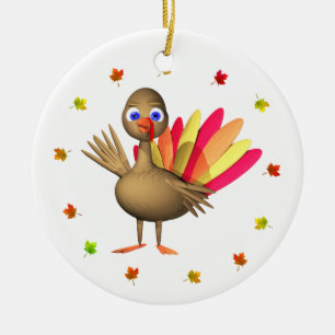 Thanksgiving Baby Turkije Keramisch Ornament