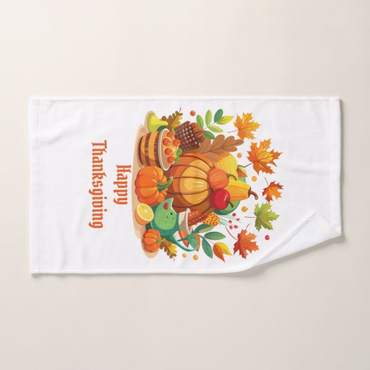 Thanksgiving Bad Handdoek (Handdoek)