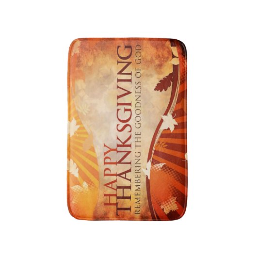 Thanksgiving Badmat (Voorkant Verticaal)