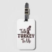 Thanksgiving Bagagelabel (Voorkant (verticaal))