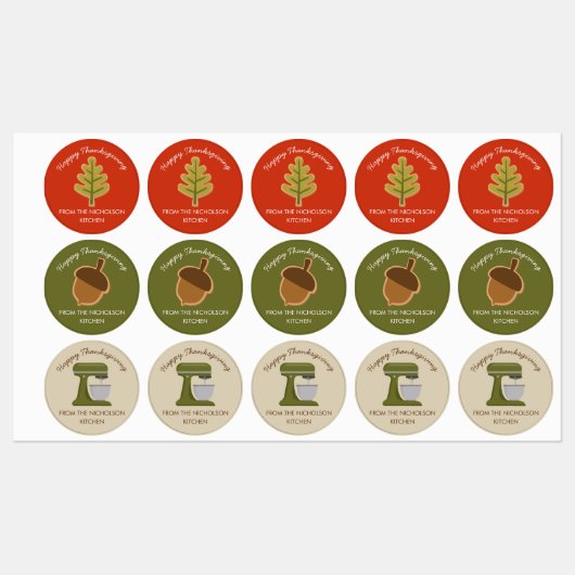 THANKSGIVING BAKKEN LABELS (Vel)