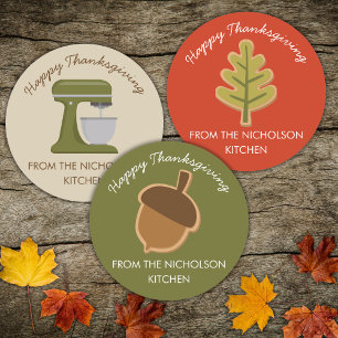 THANKSGIVING BAKKEN LABELS