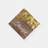 Thanksgiving Barnwood Napkins Servet (Hoek)