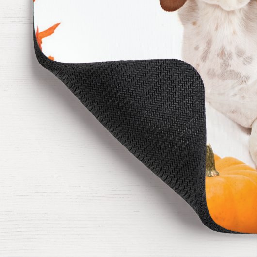 Thanksgiving Basset Mousepad Muismat (Hoek)