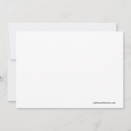 Thanksgiving Bedankt binnenpartij geven Kaart (Achterkant)