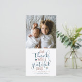 Thanksgiving Bedankt geven Feestdagenkaart (Staand voorkant)