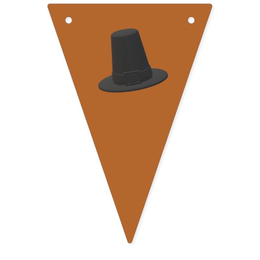 Thanksgiving Bedankt geven Vlaggetjes (Tweede vlag)