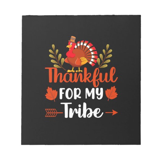 Thanksgiving bedankt voor mijn stam notitieblok (Voorkant)