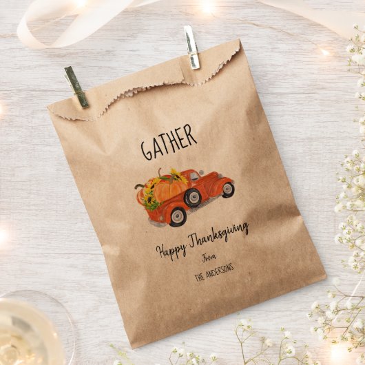 Thanksgiving Bedankzakje (Geknipt)