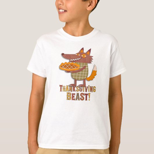 Thanksgiving beest t-shirt (Voorkant)