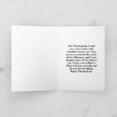 Thanksgiving begroet kaart (Binnen)