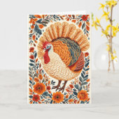 Thanksgiving begroet kaart (Gele Bloem)